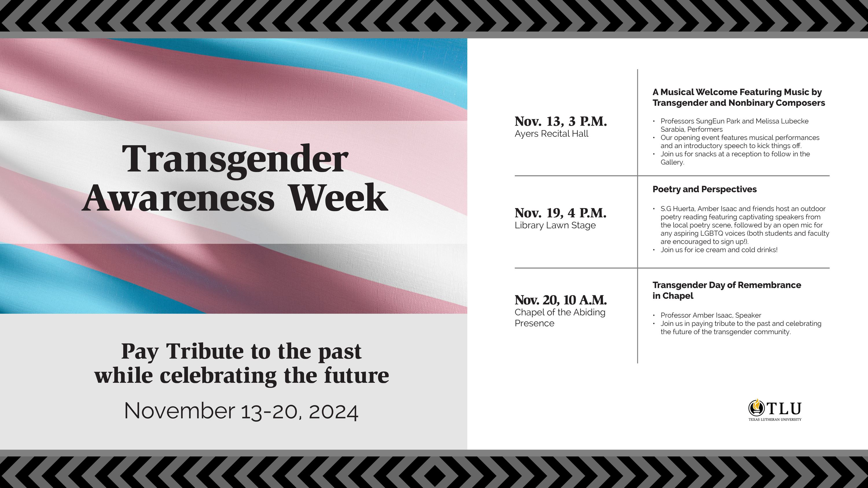 Transgender Awareness Week