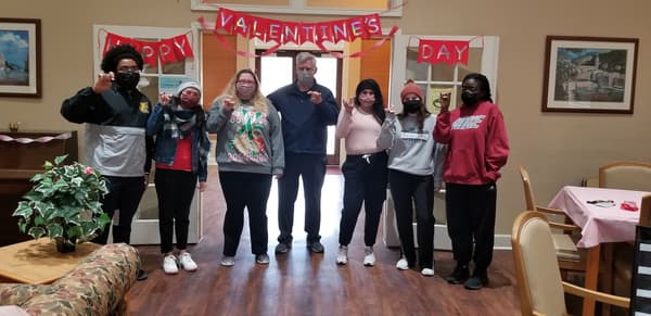 BSU members at Eden Cross